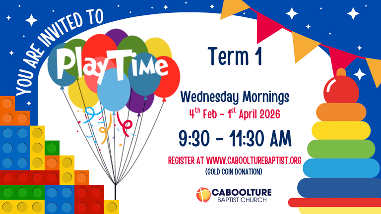 Banner Image for the Play Time event at Caboolture Baptist Church